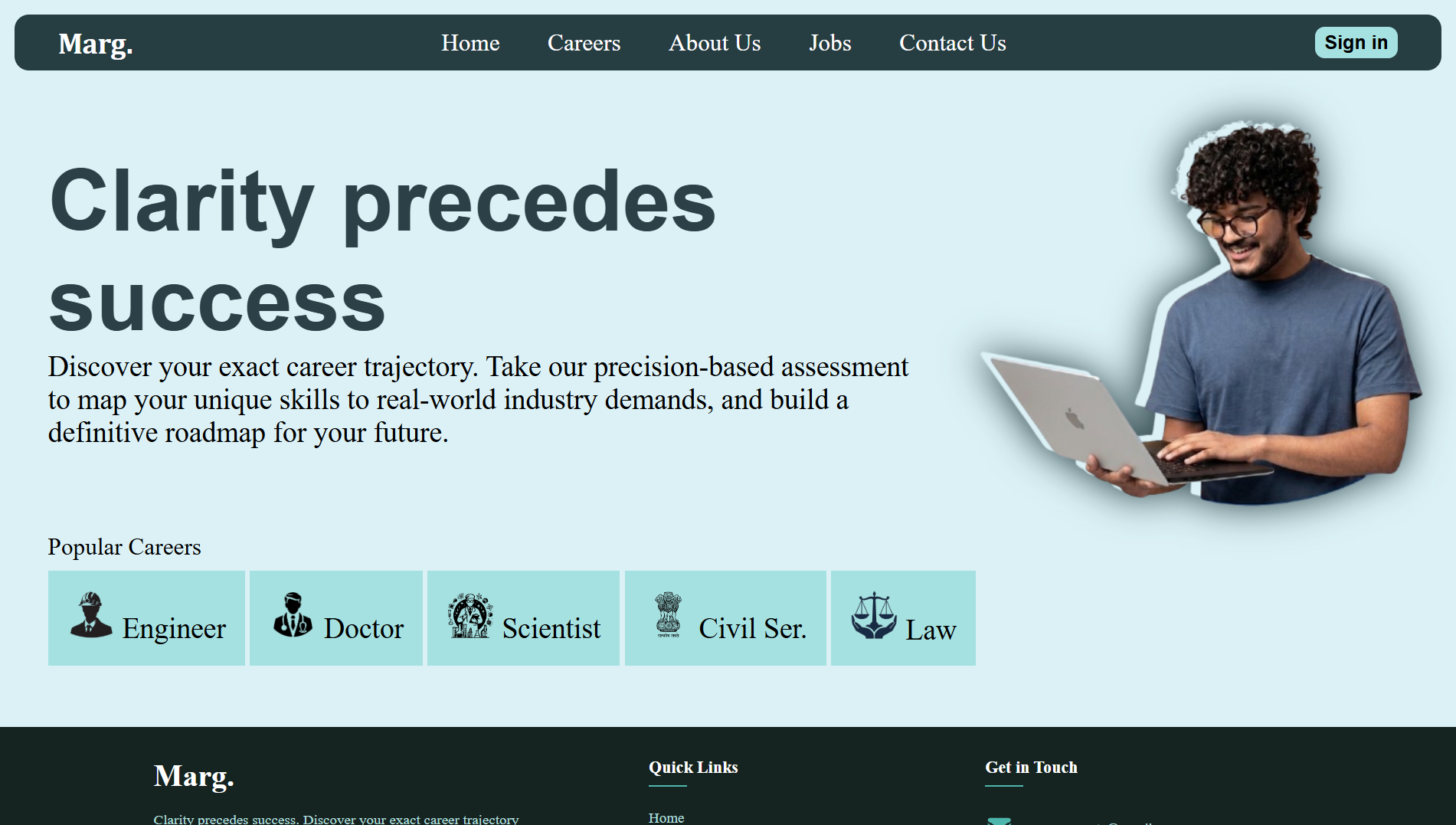 Marg project screenshot